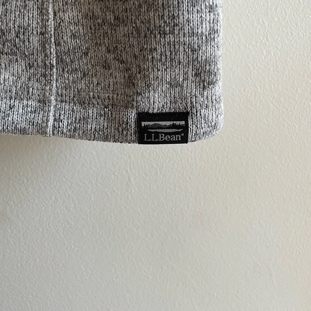 L.L. Bean Heather Gray Knit Jacket